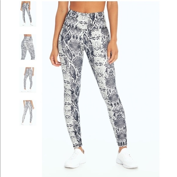 Marika black snake leggings, soft and they stay up - Picture 5 of 10